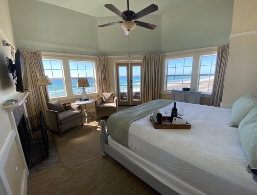 Corner room ocean view