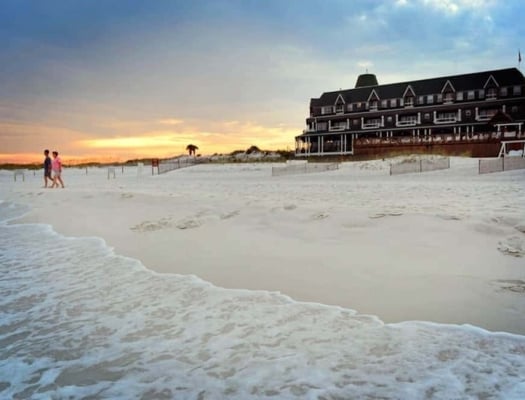 View of Henderson Park Inn from the ocean
