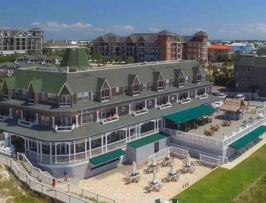 Henderson Park Inn property from sky view