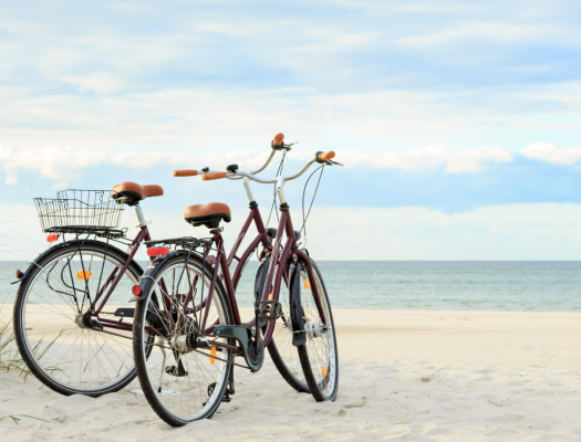 Bikes on Beach