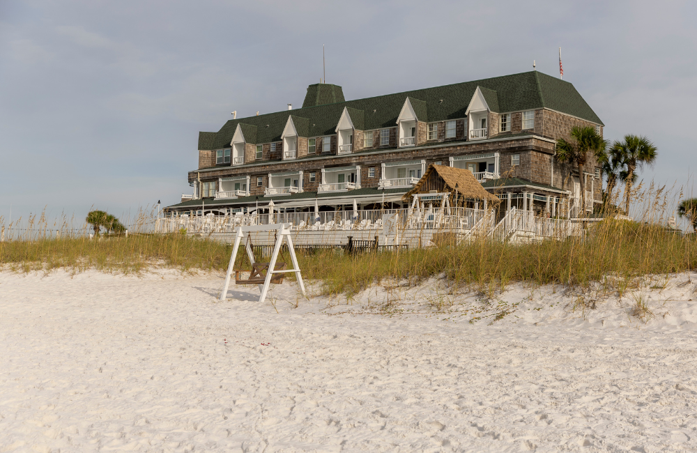 HPI Building from beach