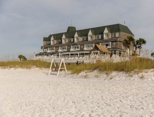 HPI Building from beach