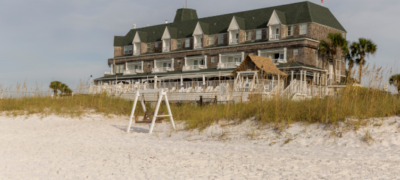 HPI Building from beach